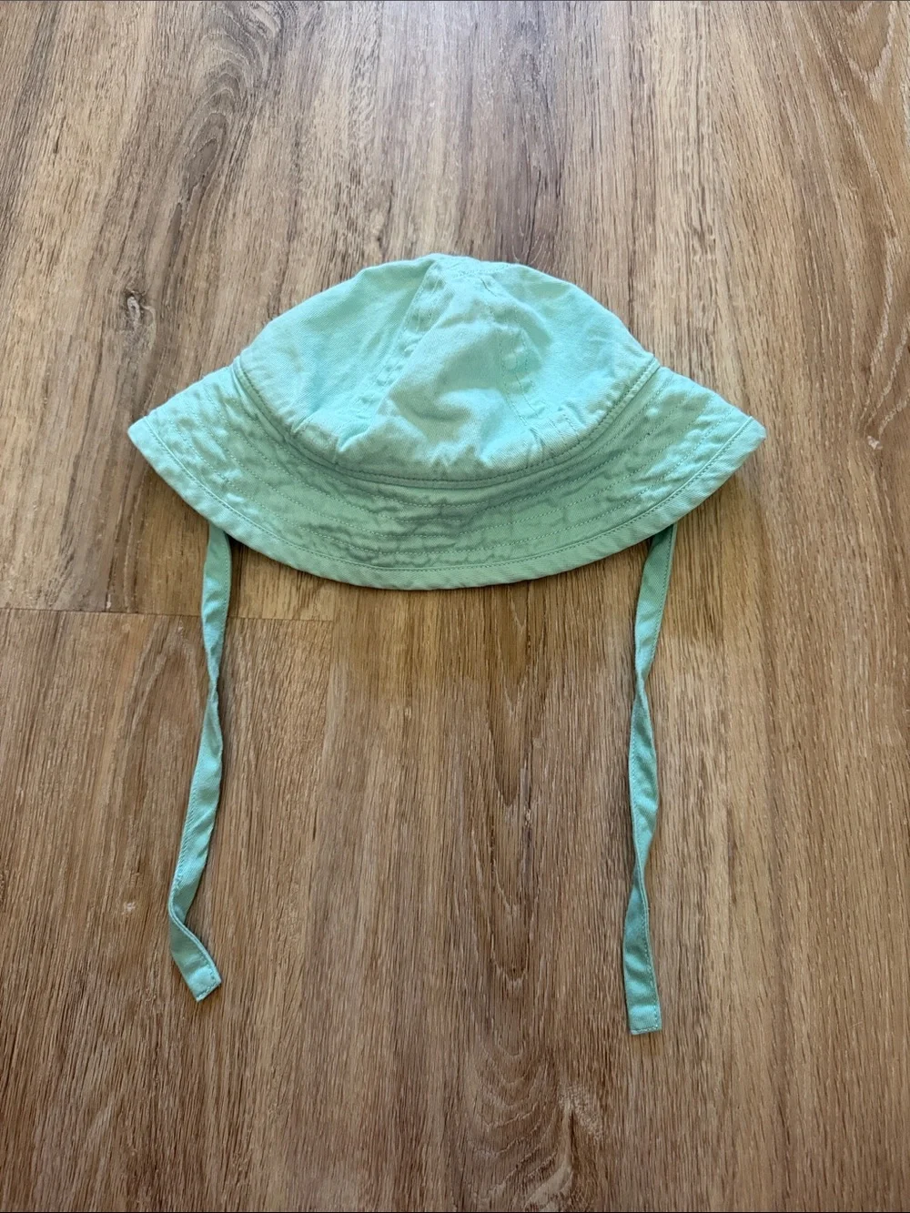 Hanna Andersson Mint Green Sun Hat with Ties